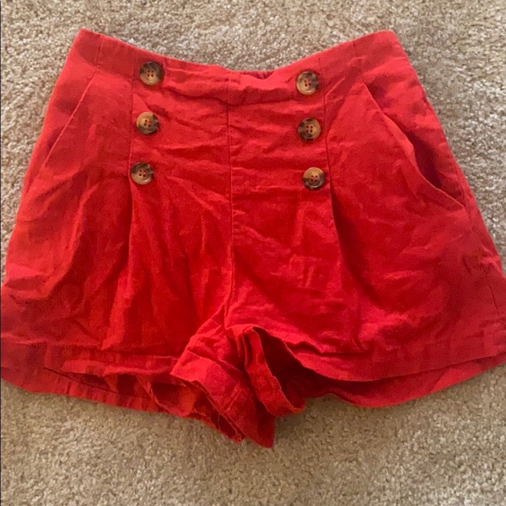 Red Sailor Shorts